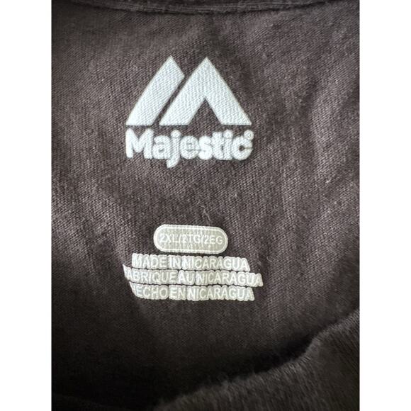 San Diego Padres Unisex Brown Baseball t-shirt by Majestic 2XL/2TG/2EG - Picture 6 of 7